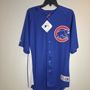 NWT Majestic Gunuine CHICAGO CUBS Baseball Jersey